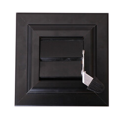 51x51 Aluminyum Menfez Banyo Wc Havalandırma Mat Siyah Winlüx - 2