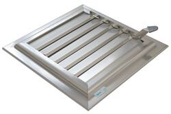 winlüx - 29x29 Aluminyum Menfez Banyo Wc Havalandırma Eloksal Gri Winlüx