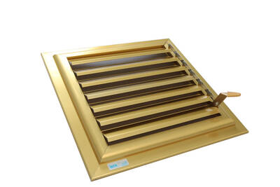 33x40 Aluminyum Menfez Banyo Wc Havalandırma Gold Altın Winlüx