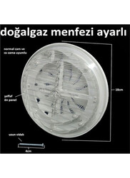  - Doğalgaz Cam Menfezi Ayarlı AK-106