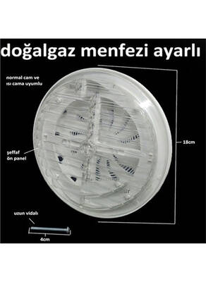 Doğalgaz Cam Menfezi Ayarlı AK-106