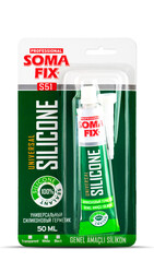 somafix - Somafix Tüp Silikon Genel Amaçlı 50ml BEYAZ
