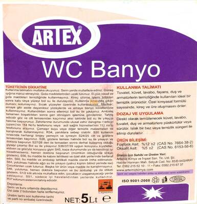 WC Banyo Temizleyici 5 KG ARTEX