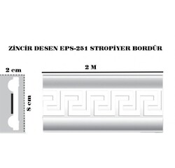  - Zincir Desen EPS-251 Stropiyer Bordür 190 Metre Karsis